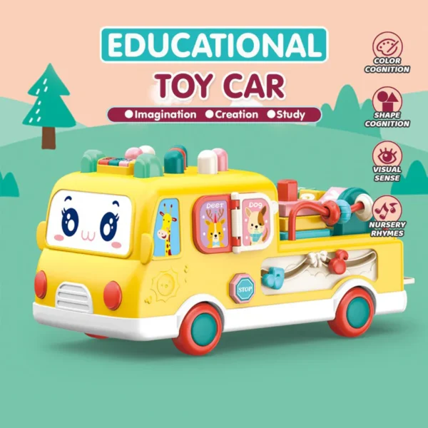 Educational Toy Car – Music, Shapes & Color Learning for Imagination & Creativity