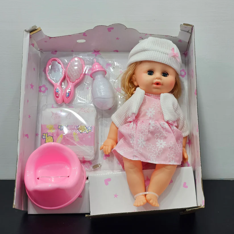 Baby Doll with Sound – I Drink, I Pee, Change Pamper & Potty Training - Image 3