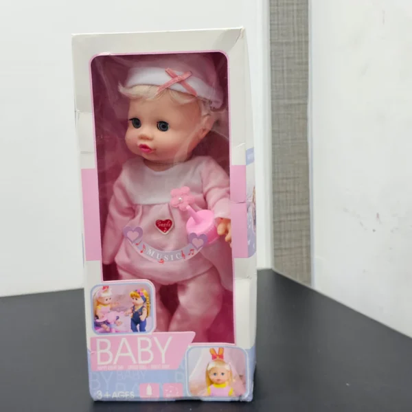Baby Lovely Doll with Feeder & Music – Adorable Sound Doll - Image 3