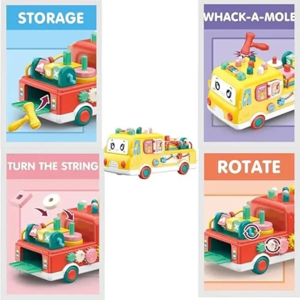 Educational Toy Car – Music, Shapes & Color Learning for Imagination & Creativity - Image 2