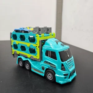 Track Truck with 2 Cars – Racing Transporter Playset
