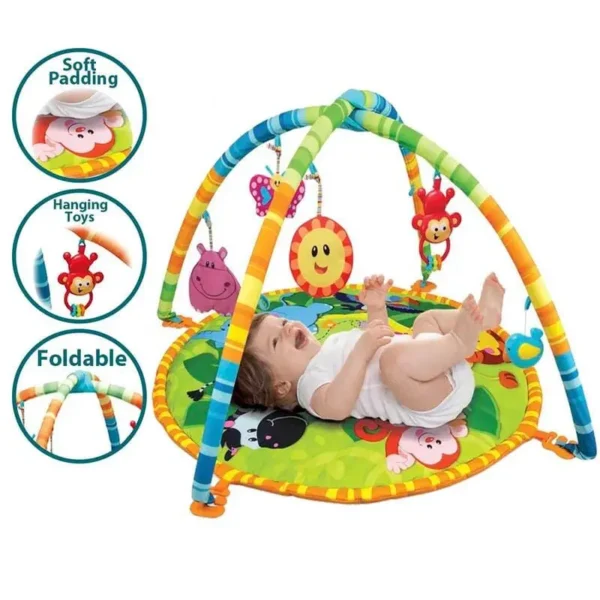 Baby Play Mat with Rattles – Fun, Comfort & Learning for Little Ones |Kids Land