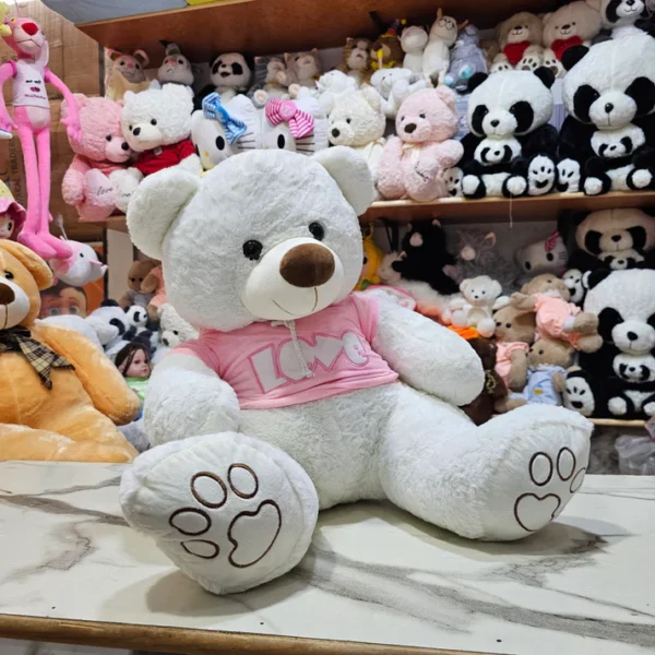 Pink Jacket Teddy Bear – 60cm Soft Plush Toy |The Kids Land - Image 2