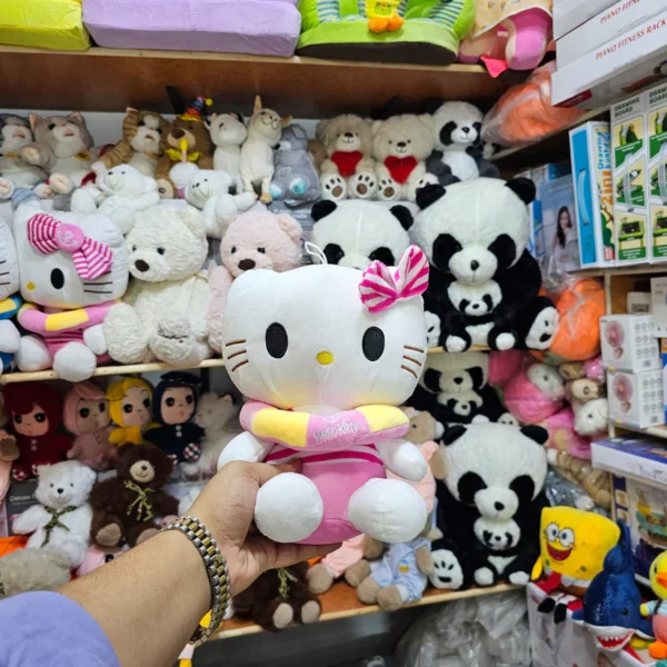 Pink Ring Kitty – 28cm Plush Toy |The Kids Land - Image 2