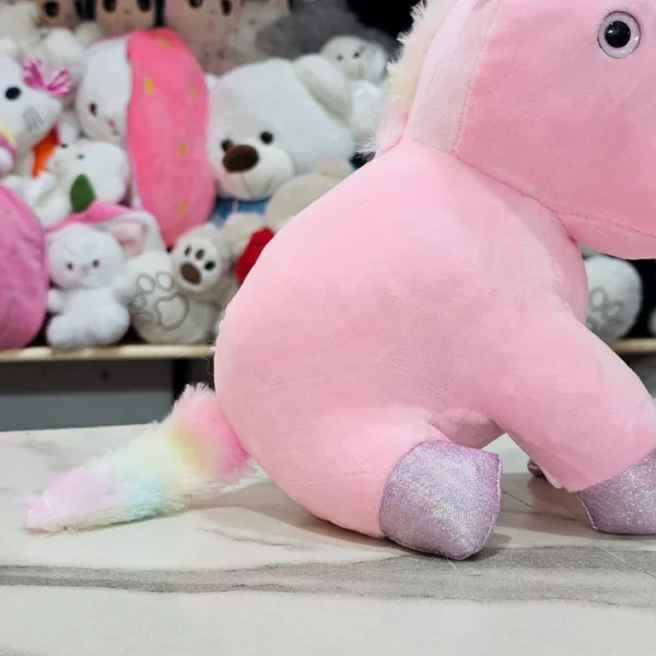 Unicorn Soft Toy – Pink Colour 25cm | The Kids Land - Image 2