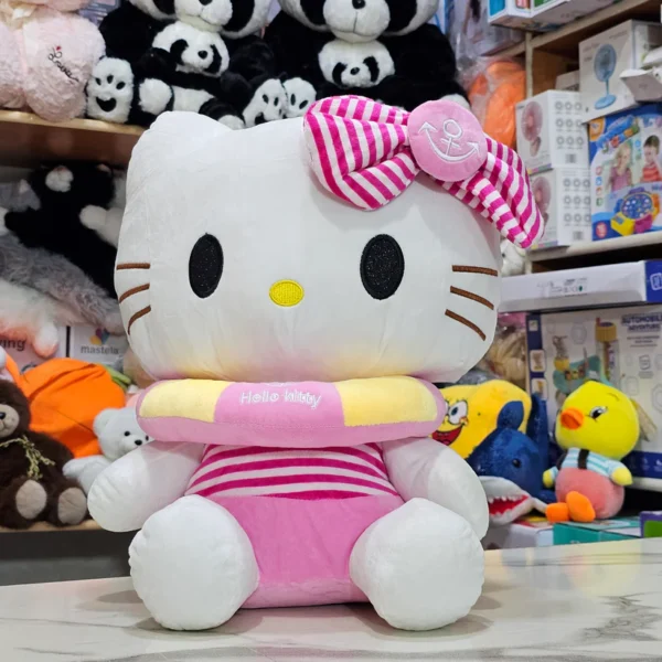 Pink Ring Kitty – 45cm Soft Plush Toy |The Kids Land - Image 2