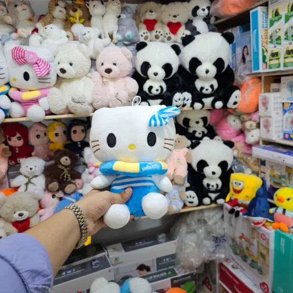 Blue Ring Kitty – 28cm Plush Toy |The Kids Land - Image 2