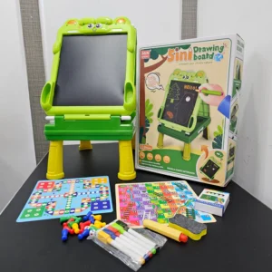 5-in-1 Drawing Board for Kids – Chalk, Markers & Magic Erase