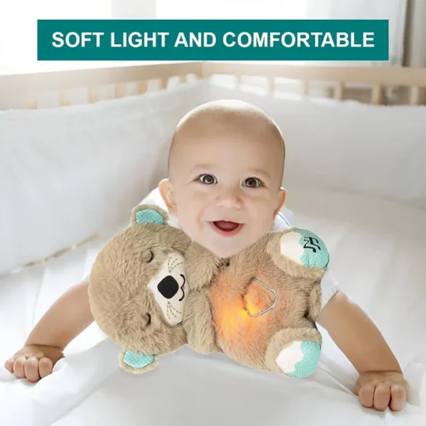 Fun Toy Breathing Bear – Realistic Plush Cuddly Toy for Kids - Image 6