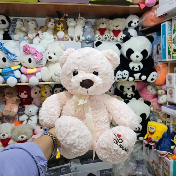 Pink Fulfy Bear – 45cm Soft Plush Toy |The Kids Land - Image 3