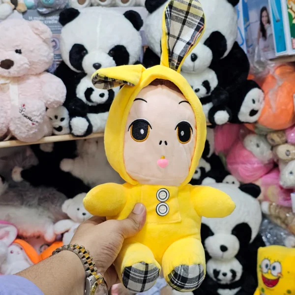 Yellow Cap Doll – 25cm Soft Plush Toy |Kids Land - Image 3