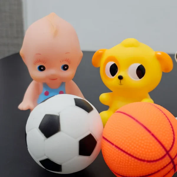 Funny Rattle & Bath Play Set – 5 Pcs Baby Toy Set - Image 2