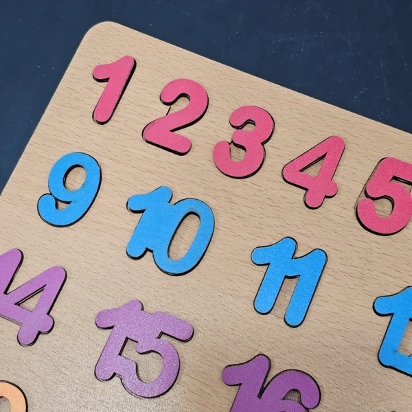 Wooden Counting Board – Montessori Math Learning Toy - Image 2