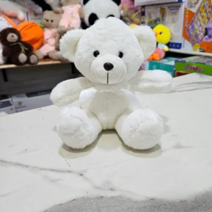 White Teddy Bear – 20cm Plush Toy |The Kids Land