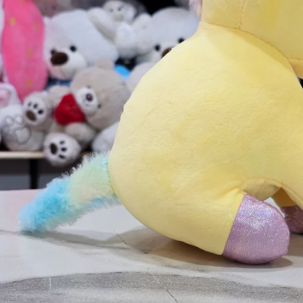 Unicorn Soft Toy – Yellow Colour 25cm |The Kids Land - Image 2