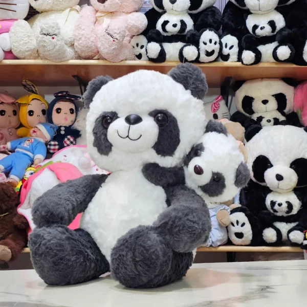Panda with Baby – 40cm Soft Plush Toy |The Kids Land - Image 3