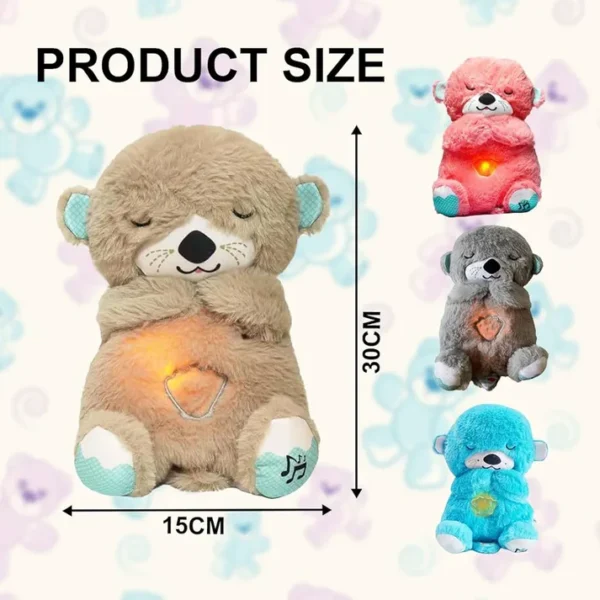 Fun Toy Breathing Bear – Realistic Plush Cuddly Toy for Kids - Image 5