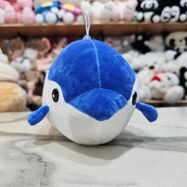 Dolphin Plush Toy – Blue Colour 25cm | The Kids Land - Image 2