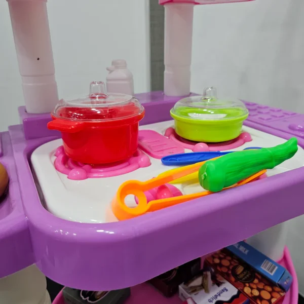 Kitchen Deluxe 44 Products – Pretend Play Cooking Set for Kids |Kids Land - Image 4