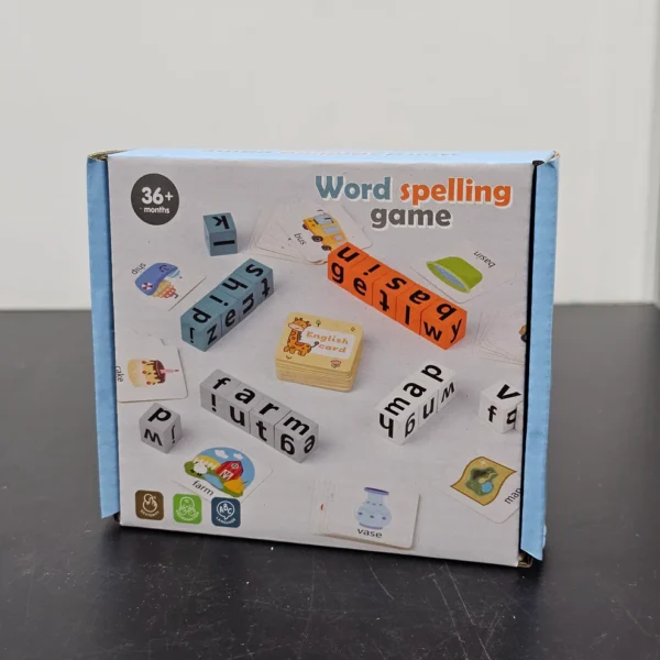 Word Spelling Game with English Cards – Educational Word Builder - Image 4