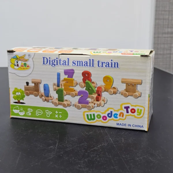Digital Small Wooden Train – Learn Counting & Words - Image 4