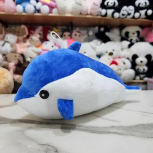 Dolphin Plush Toy – Blue Colour 25cm | The Kids Land