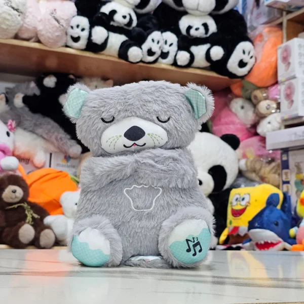 Fun Toy Breathing Bear – Realistic Plush Cuddly Toy for Kids - Image 2