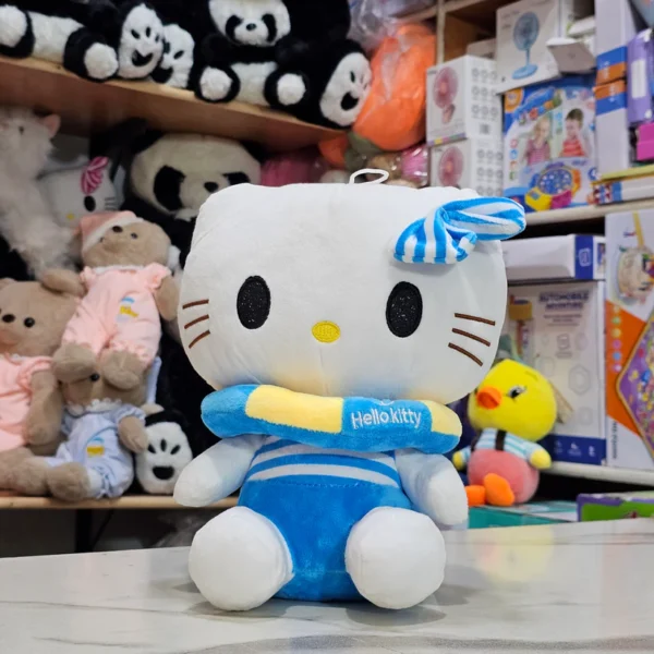 Blue Ring Kitty – 28cm Plush Toy |The Kids Land