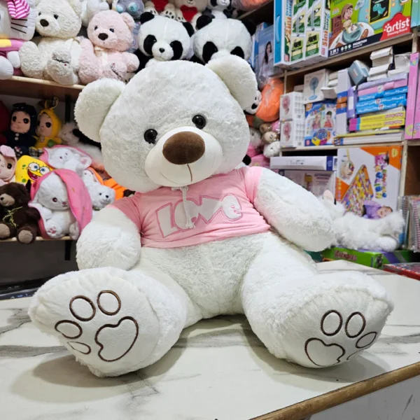 Pink Jacket Teddy Bear – 60cm Soft Plush Toy |The Kids Land