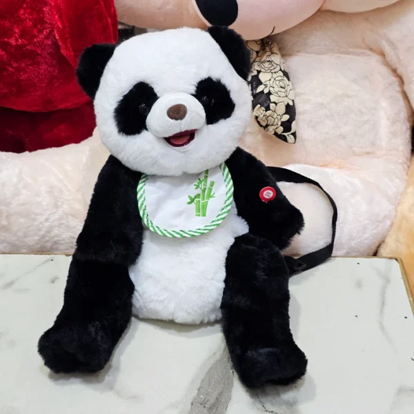 Learn to Speak Plush Cute Panda with Shoulder Bag – Interactive Talking Toy for Kids | The Kids Land - Image 2