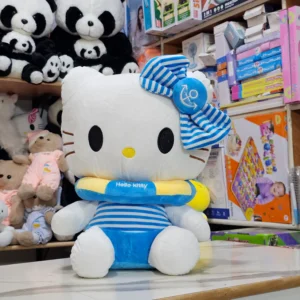 Blue Ring Kitty – 45cm Soft Plush Toy |The Kids Land