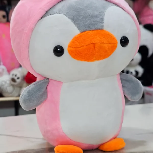Penguin Plush Dressed as Unicorn – Pink Soft Toy 25cm | The Kids Land - Image 2