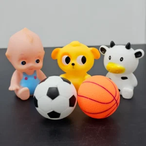 Funny Rattle & Bath Play Set – 5 Pcs Baby Toy Set