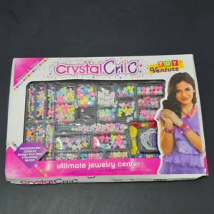 Crystal Acrylic Ultimate Jewelry Center – DIY Jewelry Making Kit for Girls