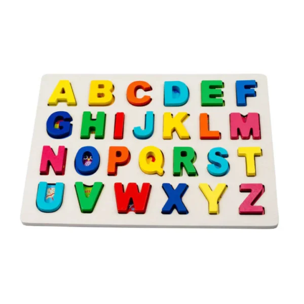 A to Z Wooden Alphabet Board – Early Learning Toy for Kids - Image 2