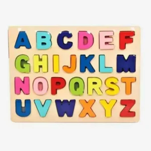 A to Z Wooden Alphabet Board – Early Learning Toy for Kids