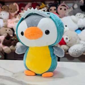 Penguin Plush Dressed as Unicorn – Sea Green Soft Toy 25cm |The Kids Land