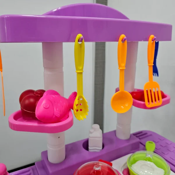 Kitchen Deluxe 44 Products – Pretend Play Cooking Set for Kids |Kids Land - Image 2