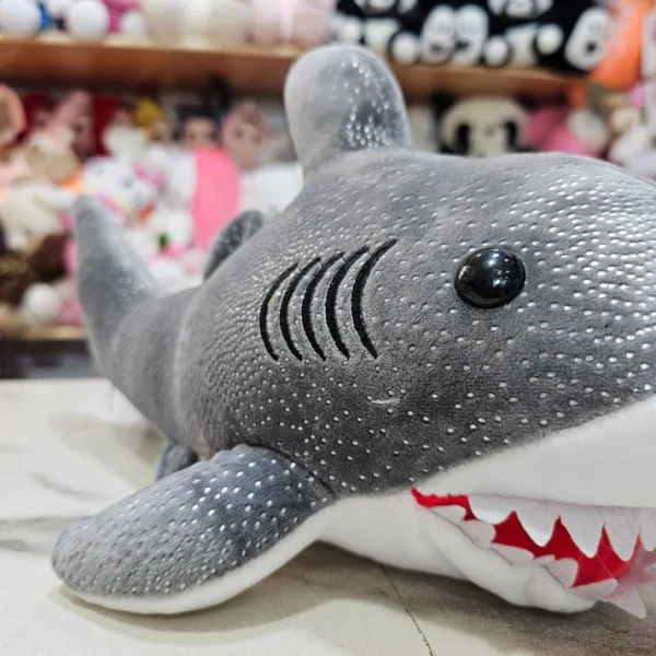 Baby Shark Plush Toy – Gray Colour 25cm |The Kids Land - Image 2